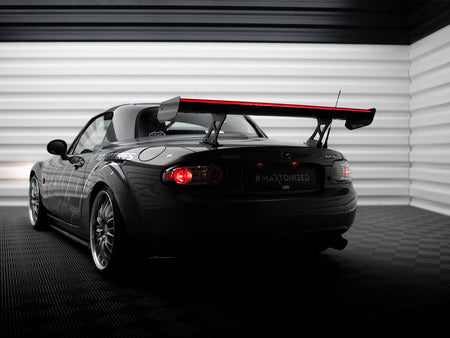 Maxton Design Carbon Spoiler + LED Mazda MX5 Hardtop NC (Mk3) - CF-MA-MX5-3-WING5-245-P+LED - Image 6