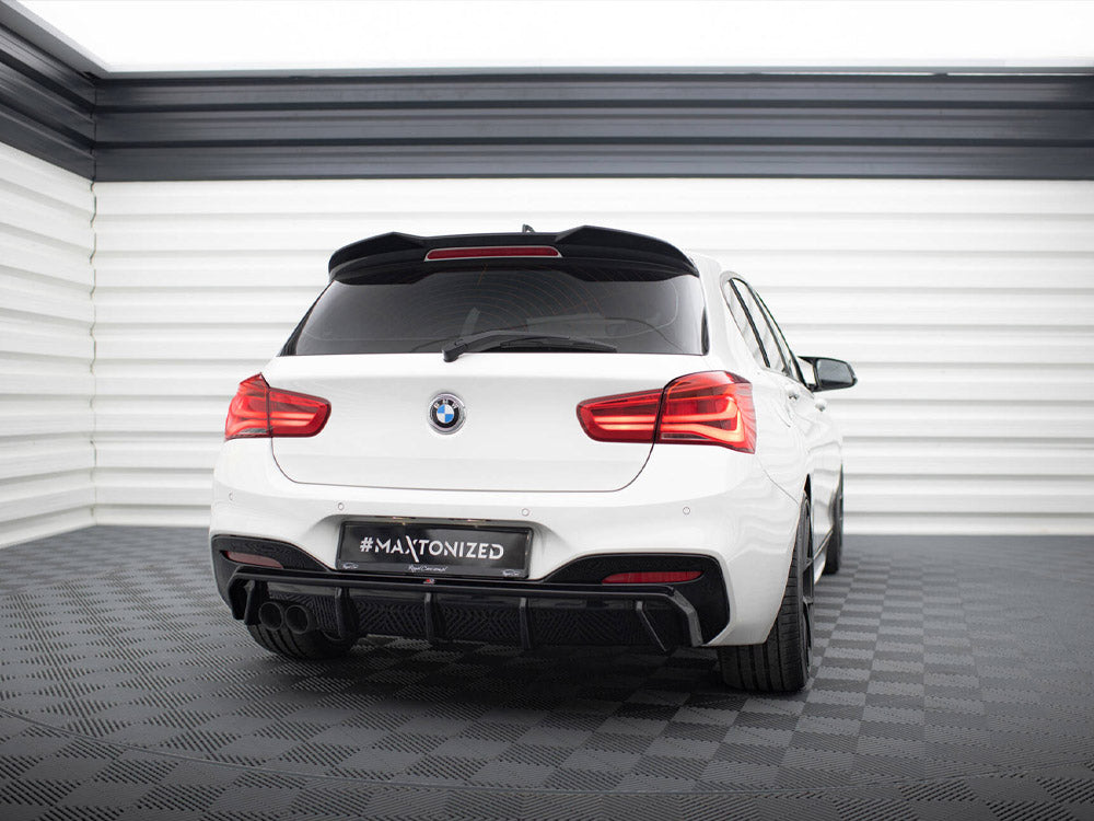 Maxton Design Rear Valance V.3 BMW 1 M-Pack F20 Facelift (Single side dual exhaust version) - BM-1-F20F-M-RS3GOO_ - Image 2