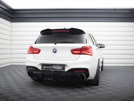 Maxton Design Rear Valance V.3 BMW 1 M-Pack F20 Facelift (Single side dual exhaust version) - BM-1-F20F-M-RS3GOO_ - Image 2