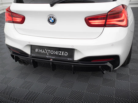 Rear Valance V.3 BMW 1 M-Pack F20 Facelift (Single side dual exhaust version)