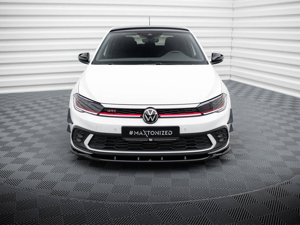 Maxton Design Front Splitter V.1 Volkswagen Polo GTI Mk6 Facelift - VW-PO-6F-GTI-FD1G - Image 3