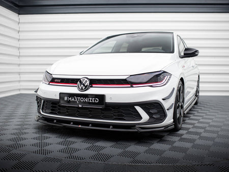 Maxton Design Front Splitter V.2 Volkswagen Polo GTI Mk6 Facelift - VW-PO-6F-GTI-FD2G - Image 3