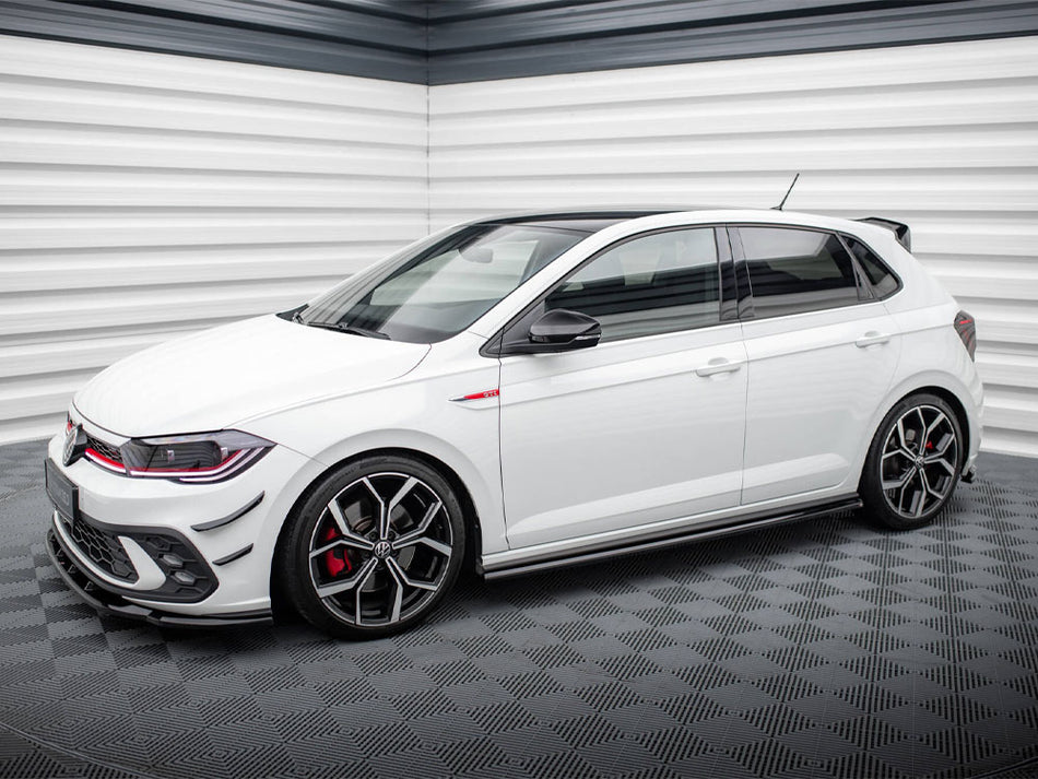 Maxton Design Side Skirts Diffusers Volkswagen Polo GTI Mk6 Facelift - VW-PO-6F-GTI-SD1G - Image 2