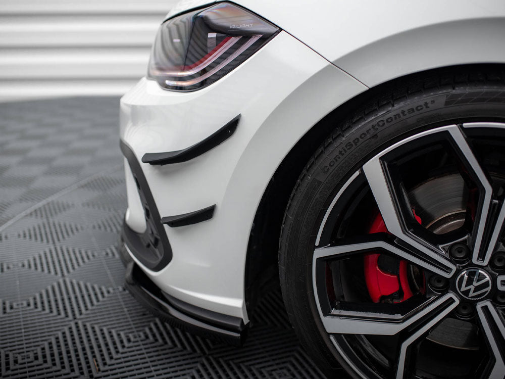 Maxton Design Front Bumper Wings (Canards) Volkswagen Polo GTI Mk6 Facelift - VW-PO-6F-GTI-CAN1 - Image 4