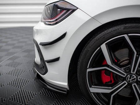 Maxton Design Front Bumper Wings (Canards) Volkswagen Polo GTI Mk6 Facelift - VW-PO-6F-GTI-CAN1 - Image 4