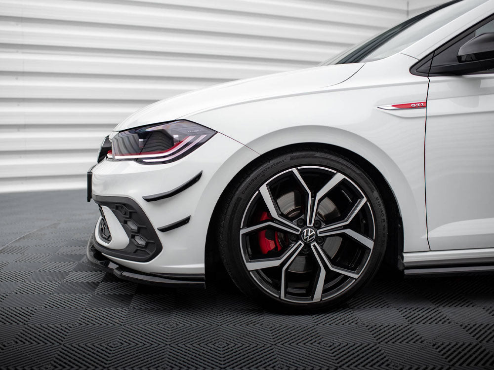 Maxton Design Front Bumper Wings (Canards) Volkswagen Polo GTI Mk6 Facelift - VW-PO-6F-GTI-CAN1 - Image 5
