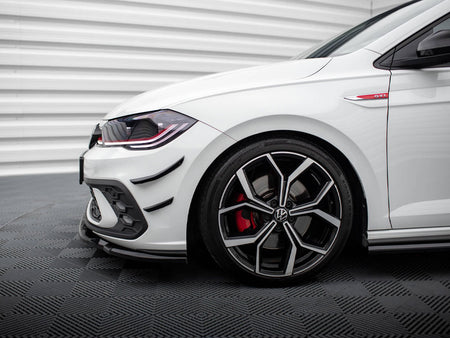 Maxton Design Front Bumper Wings (Canards) Volkswagen Polo GTI Mk6 Facelift - VW-PO-6F-GTI-CAN1 - Image 5
