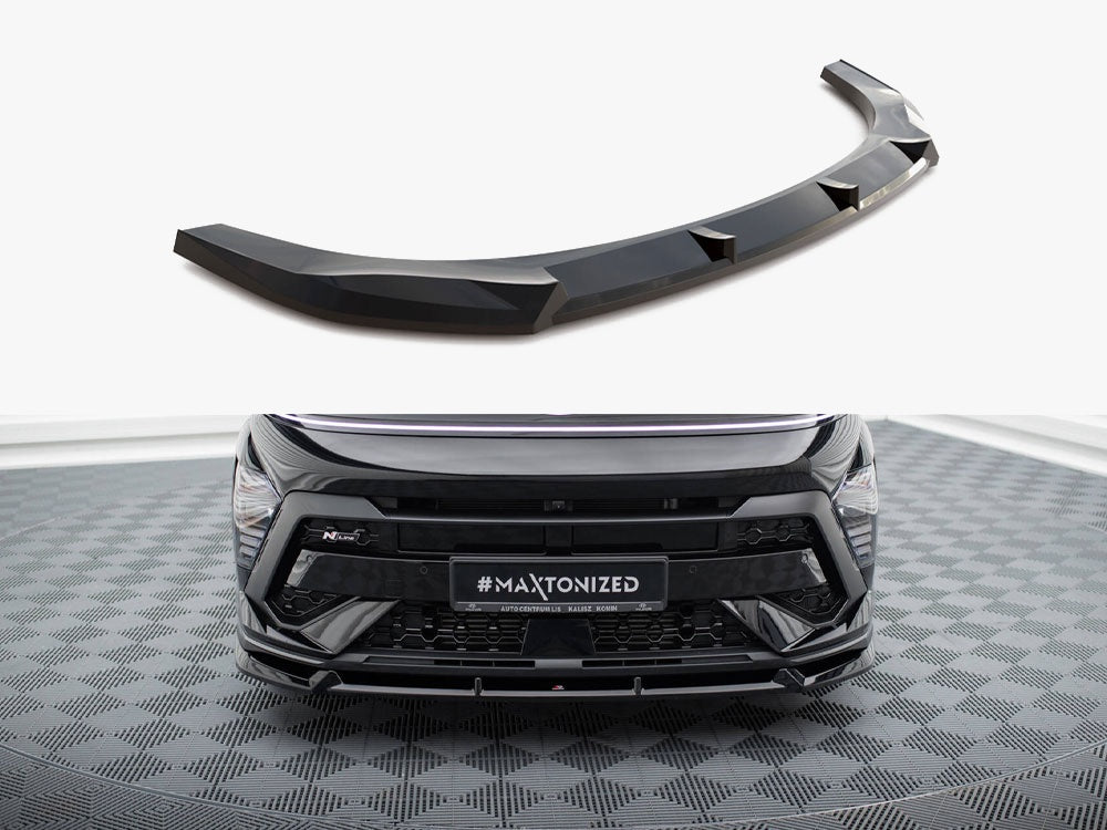 Maxton Design Front Splitter Hyundai Kona N-Line Mk2 - HY-KO-2-NLINE-FD1G - Image 1
