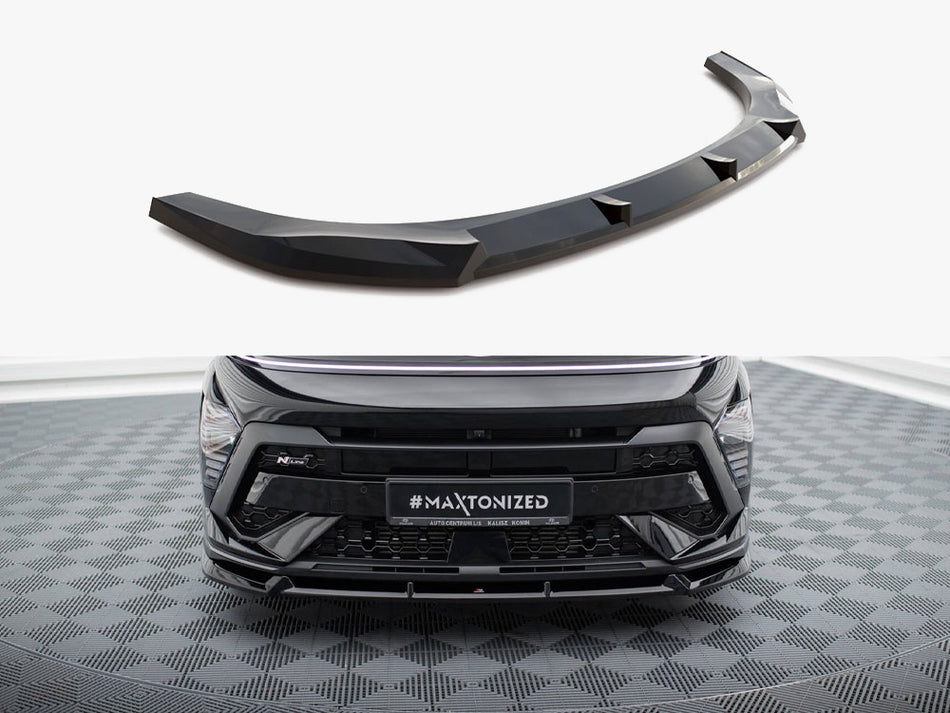 Maxton Design Front Splitter Hyundai Kona N-Line Mk2 - HY-KO-2-NLINE-FD1G - Image 1