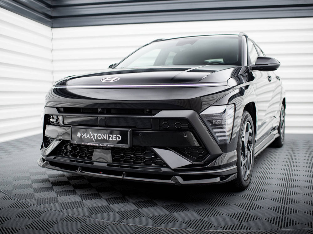 Maxton Design Front Splitter Hyundai Kona N-Line Mk2 - HY-KO-2-NLINE-FD1G - Image 2