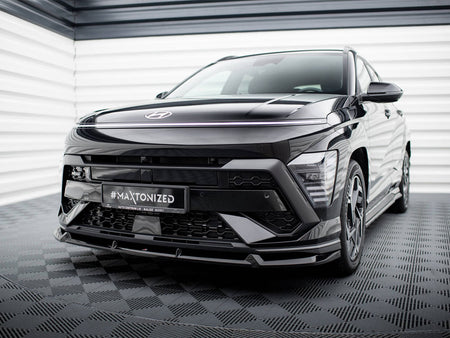 Maxton Design Front Splitter Hyundai Kona N-Line Mk2 - HY-KO-2-NLINE-FD1G - Image 2