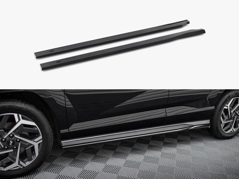 Maxton Design Side Skirts Diffusers Hyundai Kona N-line Mk2 - HY-KO-2-NLINE-SD1G - Image 1
