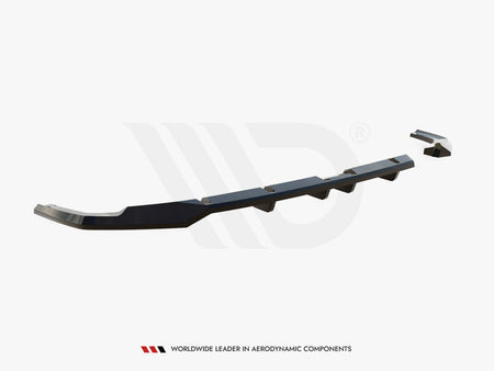 Maxton Design Central Rear Splitter (Vertical Bars) Hyundai Kona N-Line Mk2 - HY-KO-2-NLINE-RSD1G+RD1G - Image 5