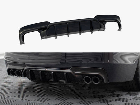 Rear Valance V.2 BMW 5 M-Pack F10 / F11 (Version with two double exhausts)