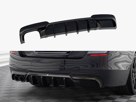 Maxton Design Rear Valance V.2 BMW 5 M-Pack F10 / F11 (Version with double exhaust on one side) - BM-5-10-MPACK-RS2GOO_ - Image 1