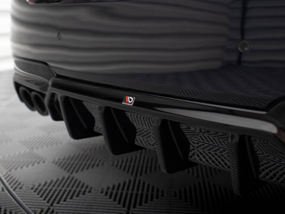 Maxton Design Rear Valance V.2 BMW 5 M-Pack F10 / F11 (Version with double exhaust on one side) - BM-5-10-MPACK-RS2GOO_ - Image 4