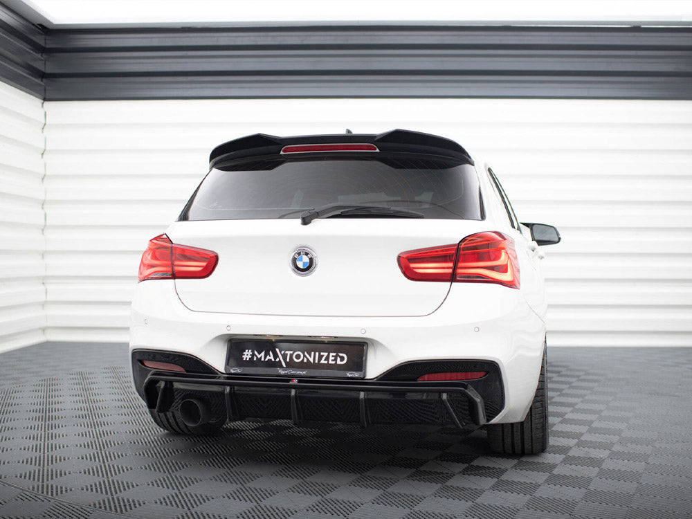 Maxton Design Rear Valance V.3 BMW 1 M-Pack F20 Facelift (Version with single exhaust on one side) - BM-1-F20F-M-RS3GO_ - Image 2