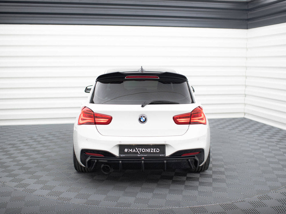 Maxton Design Rear Valance V.3 BMW 1 M-Pack F20 Facelift (Version with single exhaust on one side) - BM-1-F20F-M-RS3GO_ - Image 3