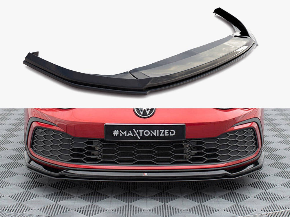 Maxton Design Front Splitter V.6 Volkswagen Golf GTI / GTE / GTD / R-Line Mk8 - VW-GO-8-GTI-FD6G+FD6RG - Image 1