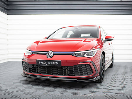 Front Splitter V.6 Volkswagen Golf GTI / GTE / GTD / R-Line Mk8