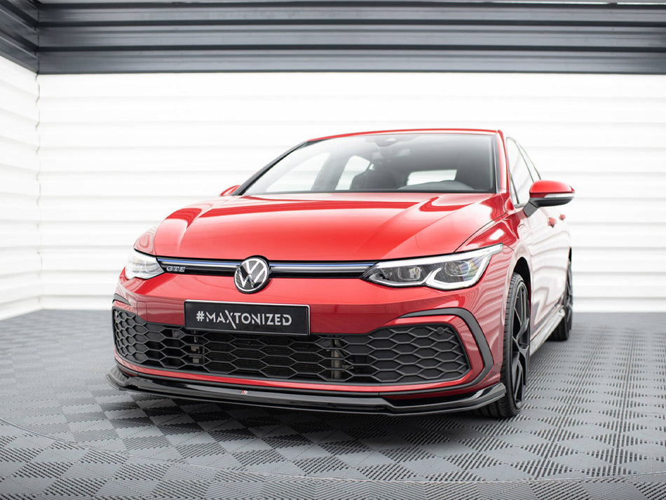 Front Splitter V.6 Volkswagen Golf GTI / GTE / GTD / R-Line Mk8