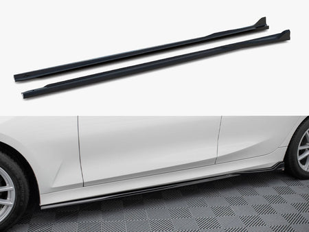 Maxton Design Side Skirts Diffusers BMW 3 Sedan / Touring G20 / G21 Facelift - BM-3-21F-SD1G - Image 1