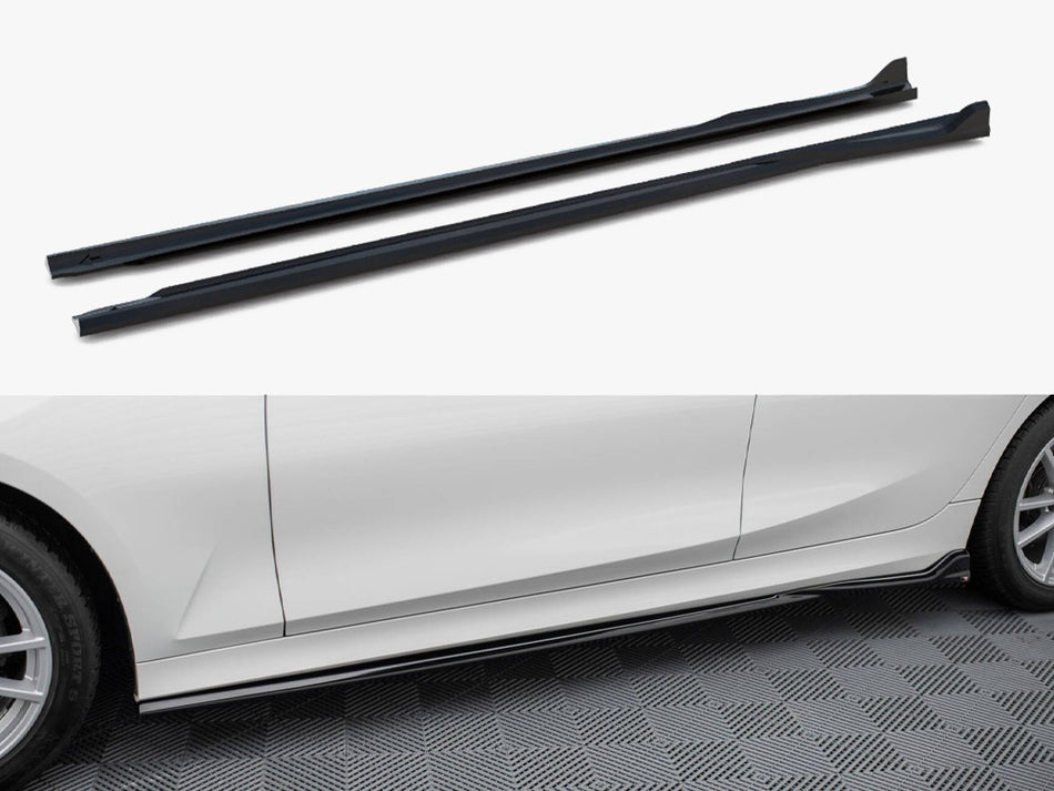 Maxton Design Side Skirts Diffusers BMW 3 Sedan / Touring G20 / G21 Facelift - BM-3-21F-SD1G - Image 1