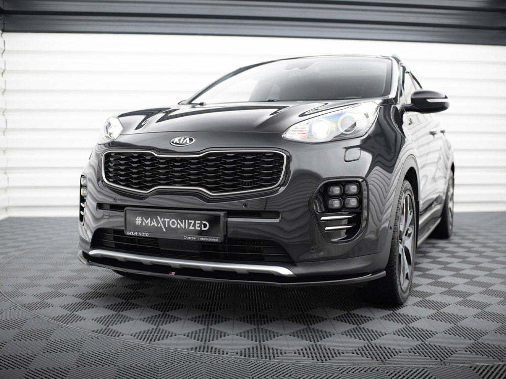 Maxton Design Front Splitter KIA Sportage Mk4 GT-Line - Carbon Look - KI-SP-4-GT-FD1C - Image 2