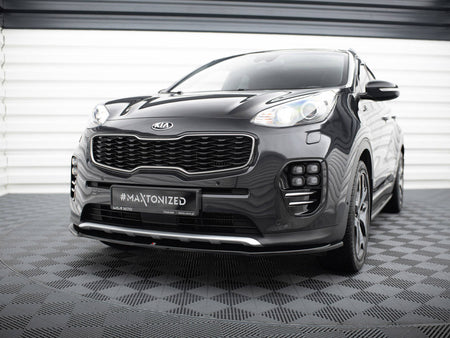 Maxton Design Front Splitter KIA Sportage Mk4 GT-Line - Carbon Look - KI-SP-4-GT-FD1C - Image 2