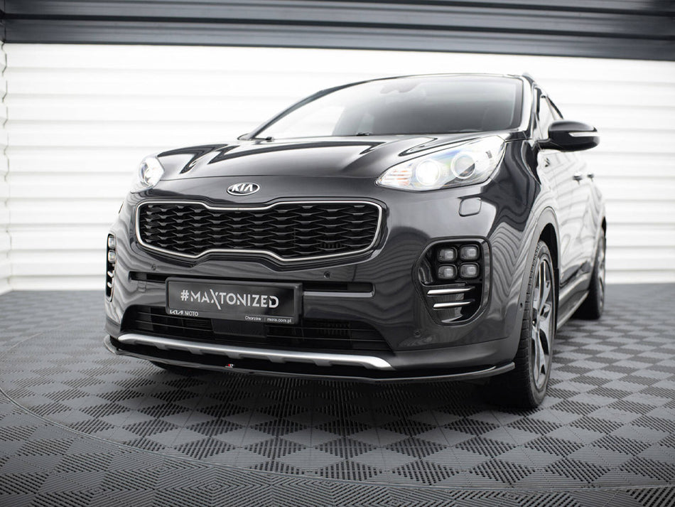 Maxton Design Front Splitter KIA Sportage Mk4 GT-Line - Carbon Look - KI-SP-4-GT-FD1C - Image 2
