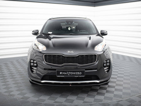 Maxton Design Front Splitter KIA Sportage Mk4 GT-Line - Carbon Look - KI-SP-4-GT-FD1C - Image 3