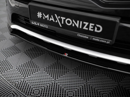 Maxton Design Front Splitter KIA Sportage Mk4 GT-Line - Carbon Look - KI-SP-4-GT-FD1C - Image 4