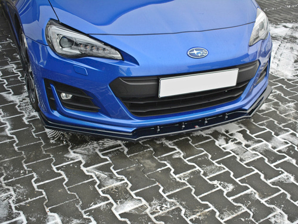 Maxton Design Front Splitter V.1 Subaru BRZ Mk1 Facelift - Carbon Look - SU-BRZ-1F-FD1C - Image 3