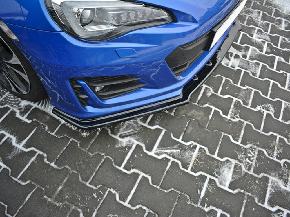 Maxton Design Front Splitter V.1 Subaru BRZ Mk1 Facelift - Carbon Look - SU-BRZ-1F-FD1C - Image 4