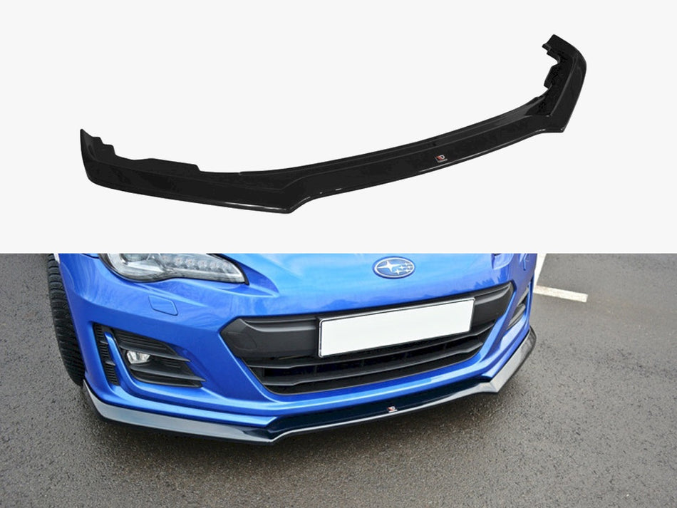 Maxton Design Front Splitter V.2 Subaru BRZ Facelift - Textured - SU-BRZ-1F-FD2T - Image 1