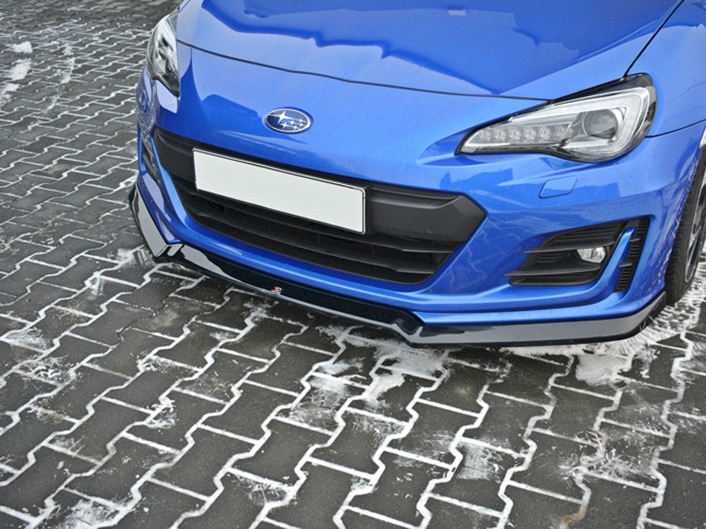 Maxton Design Front Splitter V.3 Subaru BRZ Mk1 Facelift - Textured - SU-BRZ-1F-FD3T - Image 2