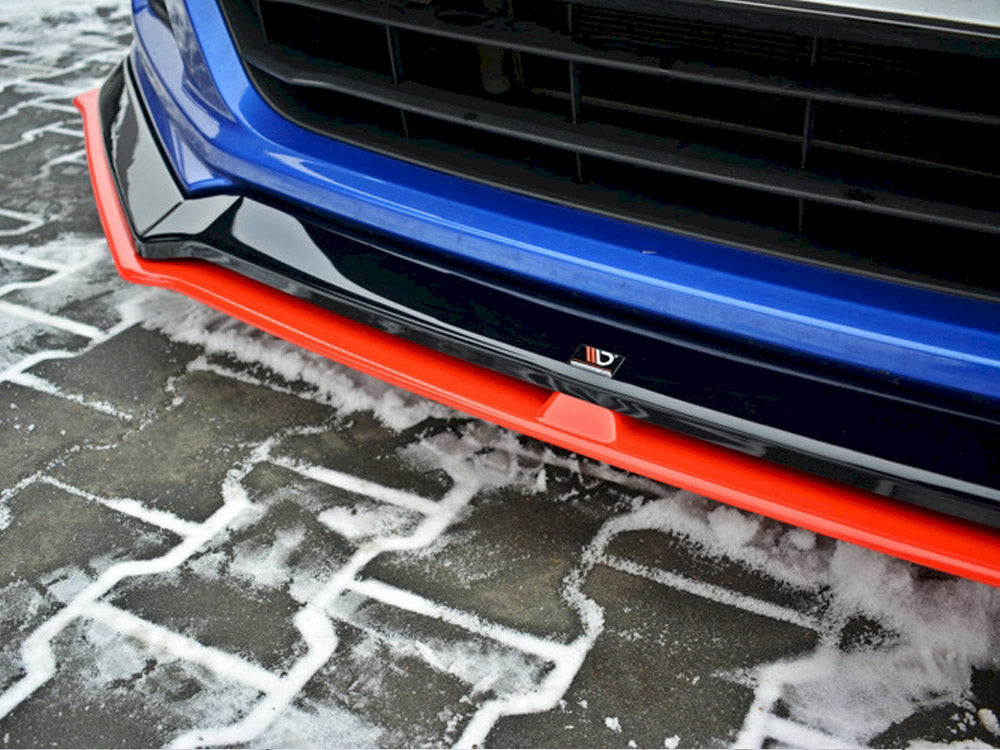 Maxton Design Front Splitter V.5 Subaru BRZ Mk1 Facelift - SU-BRZ-1F-FD3RRED+FD3G - Image 4