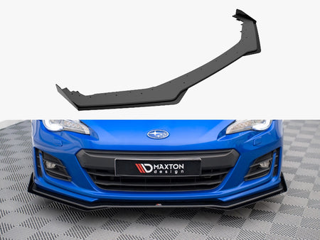 Maxton Design Street PRO Front Splitter V.1 + Flaps Subaru BRZ Mk1 Facelift - SUBRZ1FCNC-FD1B+FSF1G - Image 1