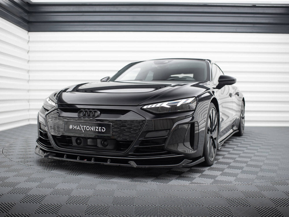 Maxton Design Front Splitter V.1 Audi e-Tron GT / RS GT Mk1 - AU-ETRON-1-RS-FD1G - Image 2