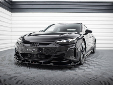 Maxton Design Front Splitter V.1 Audi e-Tron GT / RS GT Mk1 - AU-ETRON-1-RS-FD1G - Image 2