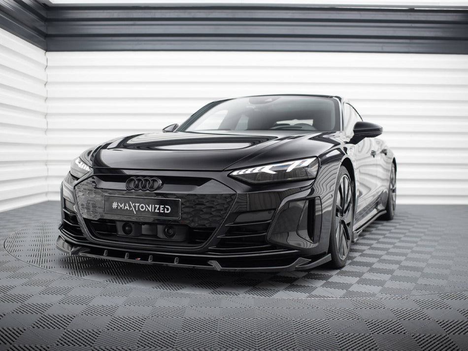 Maxton Design Front Splitter V.1 Audi e-Tron GT / RS GT Mk1 - AU-ETRON-1-RS-FD1G - Image 2