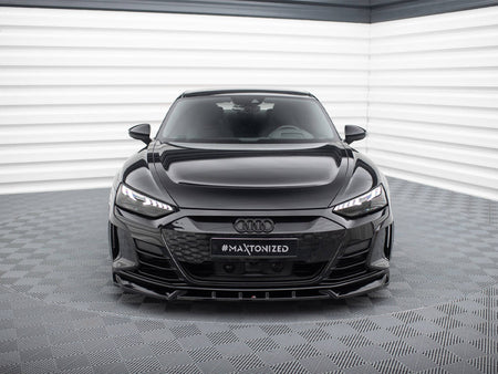 Maxton Design Front Splitter V.1 Audi e-Tron GT / RS GT Mk1 - AU-ETRON-1-RS-FD1G - Image 3