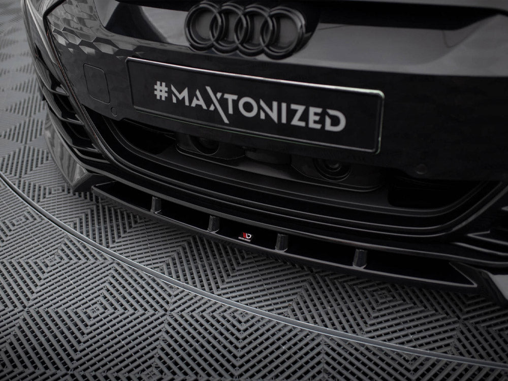 Maxton Design Front Splitter V.1 Audi e-Tron GT / RS GT Mk1 - AU-ETRON-1-RS-FD1G - Image 4