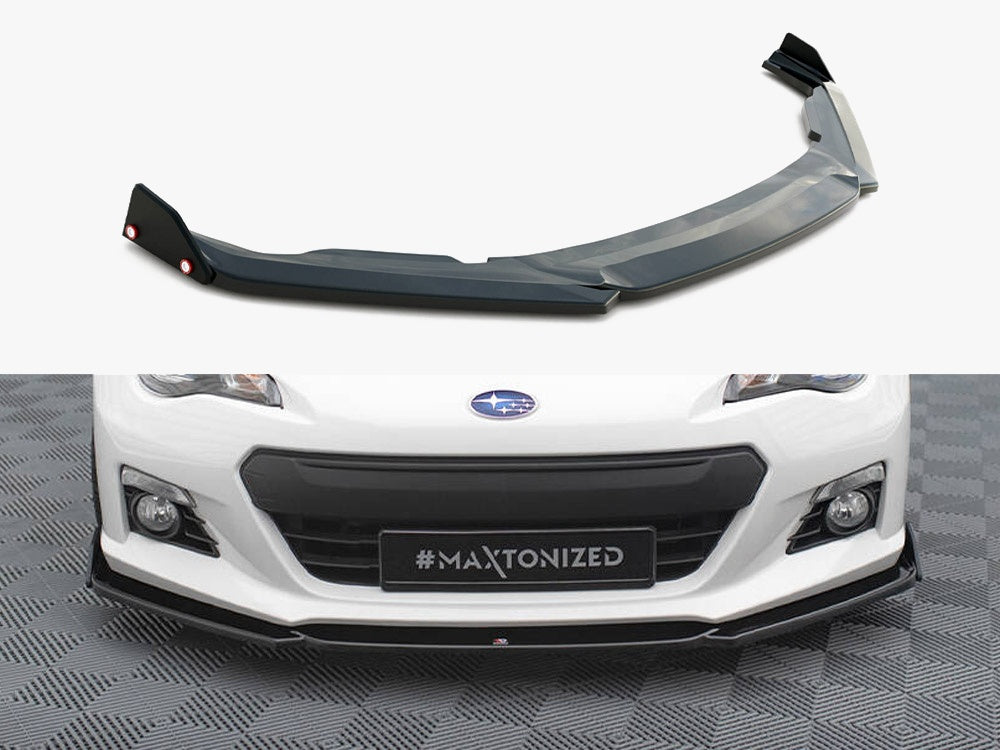 Maxton Design Front Splitter V.1 + Flaps Subaru BRZ Mk1 - SU-BRZ-1-FD1G+FSF1B - Image 1