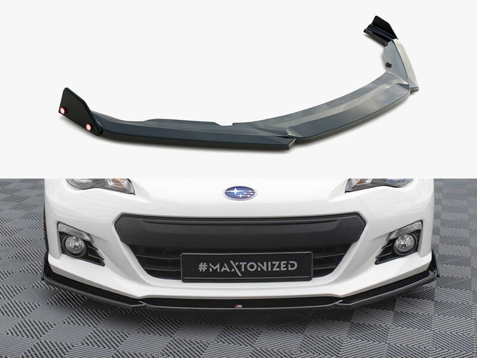 Maxton Design Front Splitter V.1 + Flaps Subaru BRZ Mk1 - SU-BRZ-1-FD1G+FSF1B - Image 1