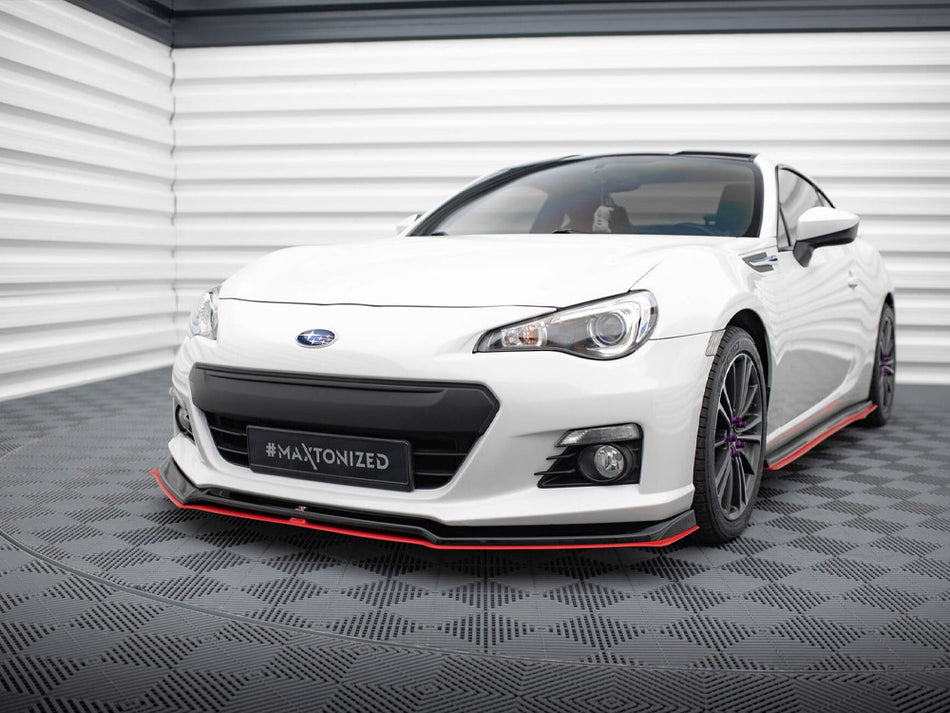 Maxton Design Front Splitter V.3 Subaru BRZ Mk1 - SU-BRZ-1-FD2G+FD2RRED - Image 2