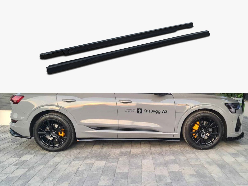 Maxton Design Side Skirts Diffusers Audi e-Tron S-Line - AU-ETRON-1-SLINE-SD1G - Image 1