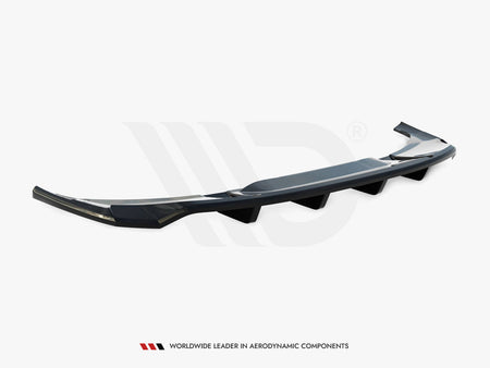 Maxton Design Central Rear Splitter (Vertical Bars) Audi e-Tron S-Line - AU-ETRON-1-SLINE-RD1G+RD2G - Image 6