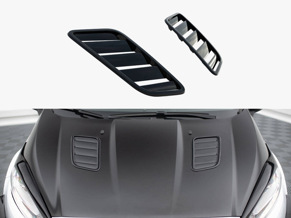 Maxton Design Bonnet Vents Ford Fiesta ST Mk7 Facelift - FO-FI-7F-ST-BV1G - Image 1