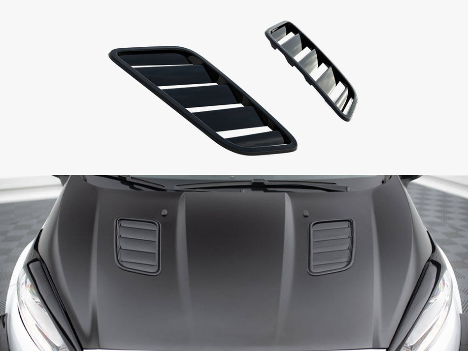 Maxton Design Bonnet Vents Ford Fiesta ST Mk7 Facelift - FO-FI-7F-ST-BV1G - Image 1